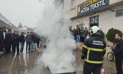 Tekstil Fabrikalarında Yangın Tatbikatları Devam Ediyor