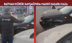 Batman Körük Kavşağı'nda Maddi Hasarlı Kaza