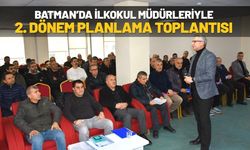 Batman’da İlkokul Müdürleriyle 2. Dönem Planlama Toplantısı