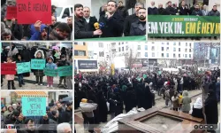 HUDA PAR ji bo Kurdên ku di şerê Sûrîyeyê de mexdûr bûne derket kolanan