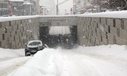 Ağrı'da yoğun kar yağışı nedeni ile yollar kapandı, ekipler yetersiz kaldı