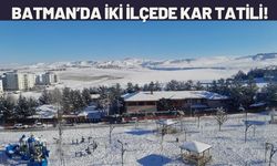 Batman’da İki İlçede Kar Tatili!