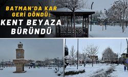 Batman’da Kar Geri Döndü: Kent Beyaza Büründü