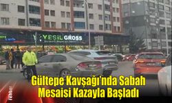 Gültepe Kavşağı’nda Sabah Mesaisi Kazayla Başladı