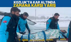 Kozluk’ta Kar Altında Zamana Karşı Yarış