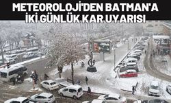 Meteoroloji'den Batman'a İki Günlük Kar Uyarısı