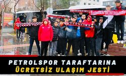 Petrolspor Taraftarına Ücretsiz Ulaşım Jesti