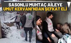 Sasonlu Muhtaç Aileye Umut Kervanı’ndan Şefkat Eli