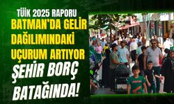 TÜİK 2025 Raporu: Batman’da Gelir Dağılımındaki Uçurum Artıyor, Şehir Borç Batağında!