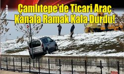 Çamlıtepe’de Facianın Eşiğinden Dönüldü: Ticari Araç Kanala Ramak Kala Durdu!