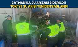 Batman’da Su Arızası Giderildi! TOKİ’ye Su Akışı Yeniden Sağlandı