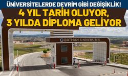 Üniversitelerde Devrim Gibi Değişiklik! 4 Yıl Tarih Oluyor, 3 Yılda Diploma Geliyor