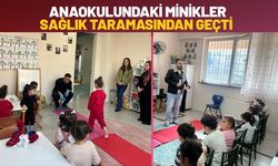 Anaokulundaki Minikler Sağlık Taramasından Geçti