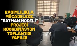 Bağımlılıkla Mücadelede “Batman Modeli” Projesi Koordinasyon Toplantısı Yapıldı
