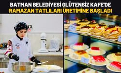 Batman Belediyesi Glütensiz Kafe'de Ramazan Tatlıları Üretimine Başladı