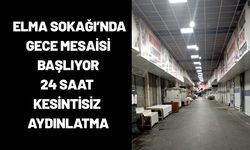 Batman Elma Sokağı’nda Gece Mesaisi Başlıyor: 24 Saat Kesintisiz Aydınlatma