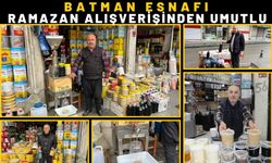Batman Esnafı Ramazan Alışverişinden Umutlu