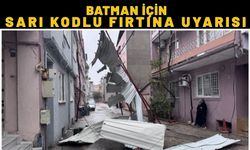Batman İçin Sarı Kodlu Fırtına Uyarısı