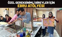 Batman Üniversitesi'nde Özel Gereksinimli Bireyler İçin Ebru Atölyesi