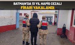 Batman’da 13 Yıl Hapis Cezalı Firari Yakalandı
