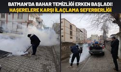 Batman’da Bahar Temizliği Erken Başladı! Haşerelere Karşı İlaçlama Seferberliği