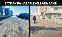 Batman’da Hasarlı Yollara Bakım