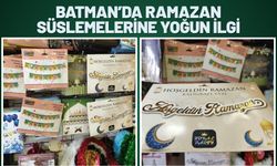 Batman’da Ramazan Süslemelerine Yoğun İlgi
