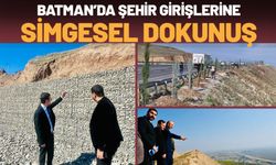 Batman’da Şehir Girişlerine Simgesel Dokunuş