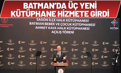 Batman’da Üç Yeni Kütüphane Hizmete Girdi