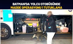 Batman'da Yolcu Otobüsünde Operasyon 1 Tutuklama