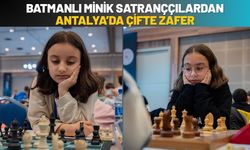 Batmanlı Minik Satranççılardan Antalya’da Çifte Zafer