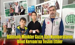 Gazze İçin Kumbaralarını Umut Kervanı’na Teslim Ettiler