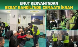Umut Kervanı’ndan Berat Kandili’nde Cemaate İkram