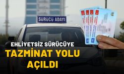 Ehliyetsiz Sürücüye Tazminat Yolu Açıldı