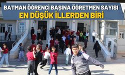 Batman Öğrenci Başına Öğretmen Sayısı En Düşük İllerden Biri