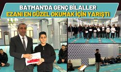 Batman'da Genç Bilaller Ezanı En Güzel Okumak İçin Yarıştı
