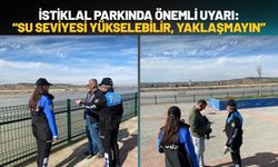 İstiklal Parkında Önemli Uyarı: “Su Seviyesi Yükselebilir, Yaklaşmayın”