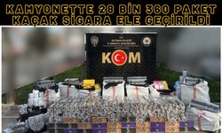 Kamyonette 28 Bin 360 Paket Kaçak Sigara Ele Geçirildi