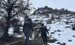 Kozluk’ta Yaban Hayvanlar İçin Doğaya Yem Bırakıldı