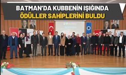 Batman’da Kubbenin Işığında Ödüller Sahiplerini Buldu