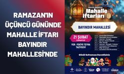 Ramazan'ın Üçüncü Gününde Mahalle İftarı Bayındır Mahallesi'nde