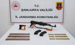 Şanlıurfa'da ruhsatsız silah operasyonu: Piyade tüfeği ve mühimmat ele geçirildi