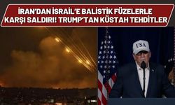 İran’dan İsrail’e Balistik Füzelerle Karşı Saldırı! Trump’tan Küstah Tehditler