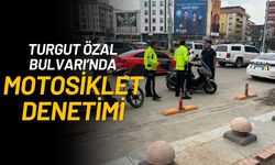 Turgut Özal Bulvarı’nda Motosiklet Denetimi