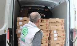 Umut Kervanı,  Ramazan öncesi yüzlerce aileye et dağıttı