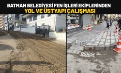 Batman Belediyesi Fen İşleri Ekiplerinden Kent Genelinde Yol ve Üstyapı Çalışması