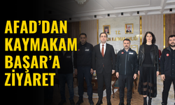 AFAD’dan Kaymakam Başar’a Ziyaret