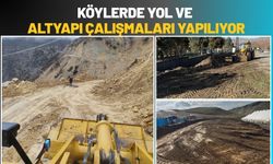 Köylerde Yol ve Altyapı Çalışmaları Yapılıyor
