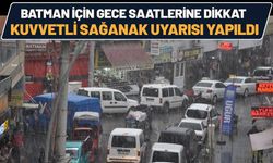 Batman İçin Gece Saatlerine Dikkat: Kuvvetli Sağanak Uyarısı Yapıldı