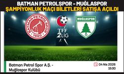 Batman Petrolspor - Muğlaspor Şampiyonluk Maçı Biletleri Satışa Açıldı